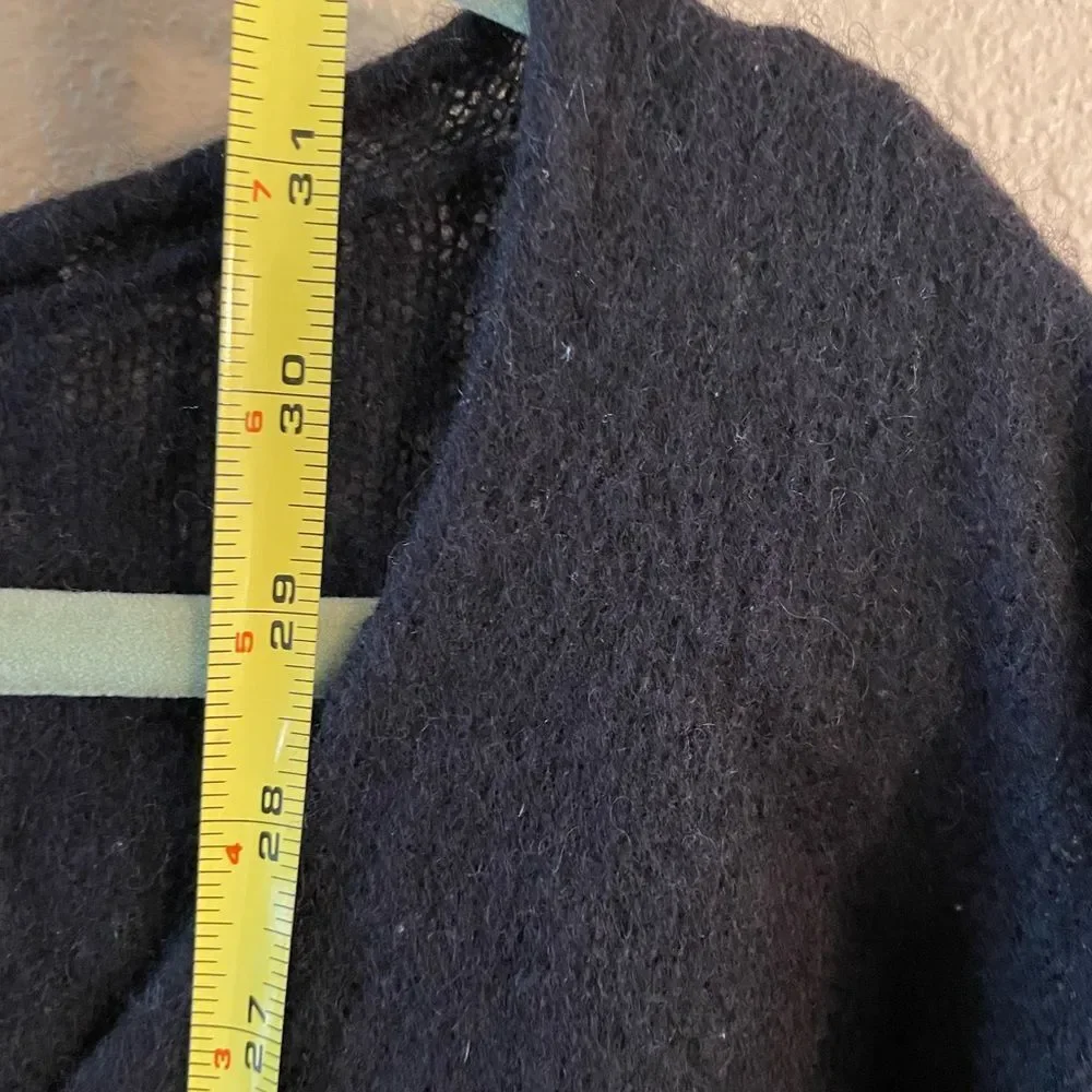 Free People Black V-Neck Sweater